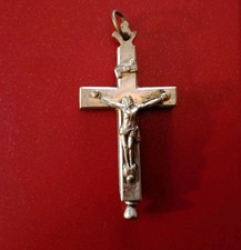 Croix  Reliquaire.En Argent 