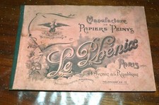 CATALOGUE PAPIERS PEINTS "LE PHENIX"  - ART NOUVEAU, décore florale début 20 è