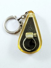 PORTE-CLÉS - COLLIERS SERFLEX - Inclusion RÉSINE - Vintage Années 60 -