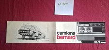 N°21880 /  Camion BERNARD type 630 et 636 / catalogue historique - gamme 1963 ?