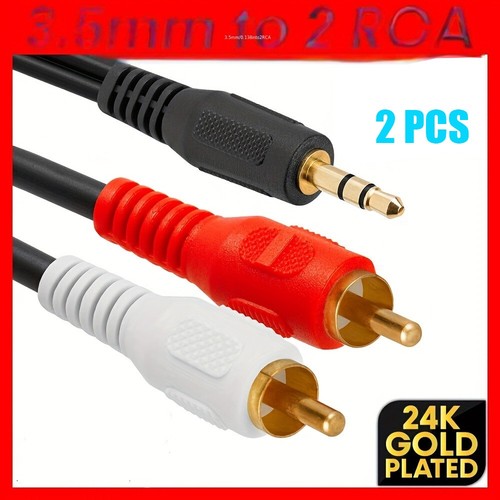 Audio aux stereo cable jack - audio,