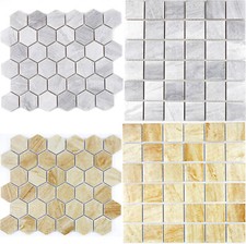 Mosaïque Hexagonale En Grès