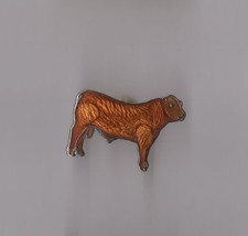 Pin's animal / Vache limousine (signé Mafco) longueur: 3.5 cm