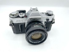 Chrome Canon AE-1 Film Camera