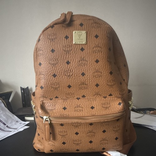 Mcm monogram backpack cognac - monogram,