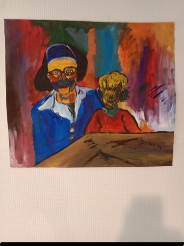 Gouache expressioniste 1994 - 1994, la