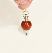 ° PENDULE  en JASPE ROUGE