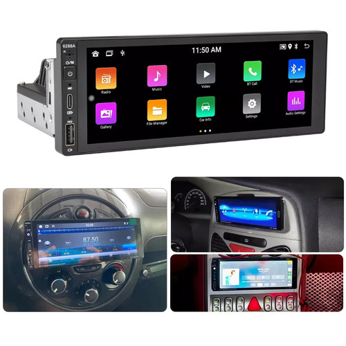 Carplay sans fil 1din - x, 6.9"
