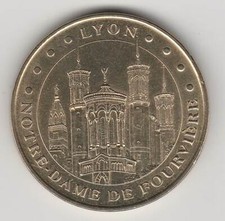A 2012 TOKEN MEDAILLE MONNAIE DE PARIS-- 69 005 N°1 LYON NOTRE-DAME DE FOURVIERE