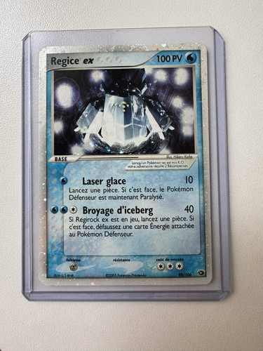 Carte pokémon regice - regice, ex