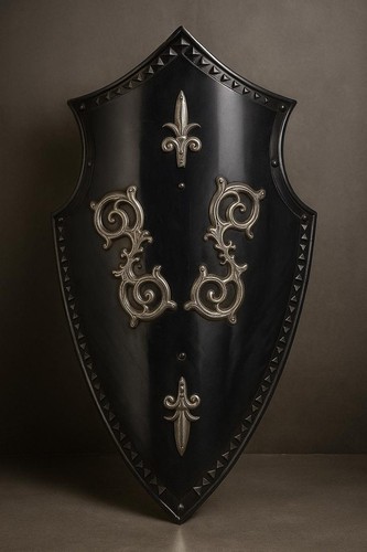 Bouclier médiéval artisanal