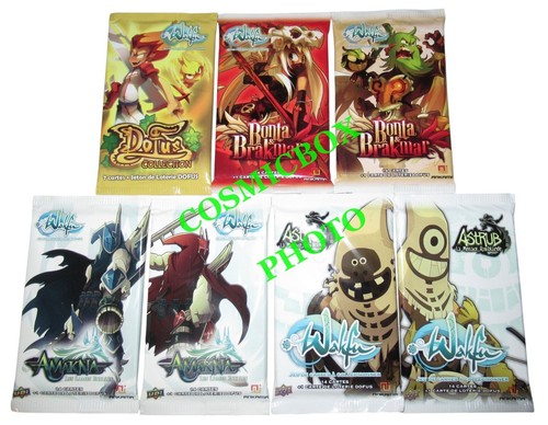 Lot boosters cartes wakfu - lot,