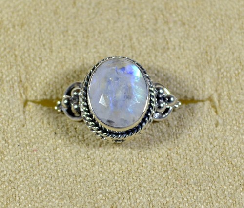 Rainbow moonstone oval size - rainbow,