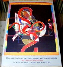Frank Stella Pergusa three Thorden Wetterling Galleries Poster, 1983