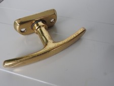 POIGNEE CREMONE DE PORTE EN LAITON MASSIF BOUTON DE FENETRE VINTAGE