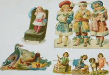 lot ANCIEN chromos découpis