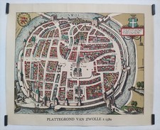 Plattegrond Van Zwolle 1580