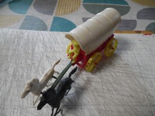 CHARIOT WESTERN - PLASTIQUE-ANNEE 60 -VOIR