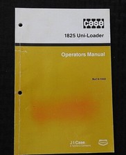 Original CASE 1825 Mini Uni Chargeur Tracteur Opérateurs Manuel Nice Forme