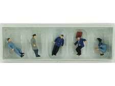 PREISER 5 conducteurs de chariot électrique - HO 1/87 -  10752