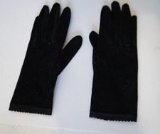 Ancienne Paire de gants noirs NEYRET cérémonie cinéma théâtre