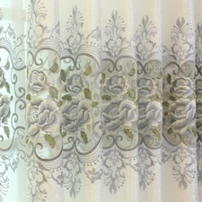 Luxe Broderie Floral Tissu