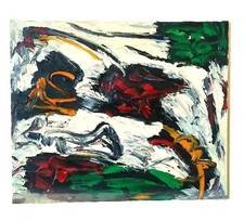 Peinture à l'huile abstraite