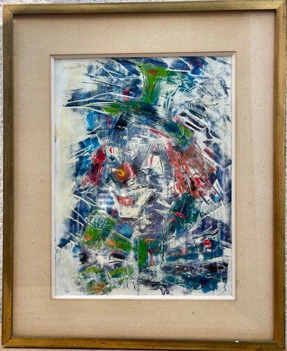 Tableau peinture couteau - au,