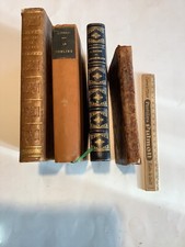 Livres anciens (4) du 18ème et 19ème siècle : 1789, 1824, 1883 et 1887.