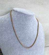 Chaine ancienne en or rose massif 18 carats - collier - raz de cou - maille rare