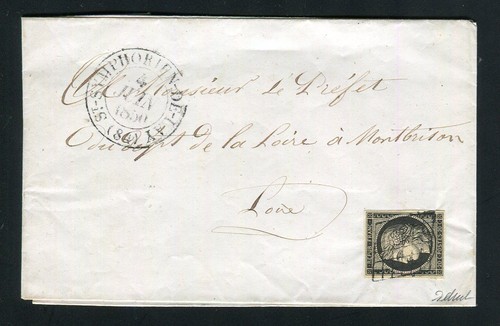 Rare lettre symphorien - de, st
