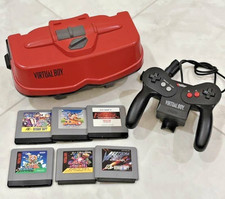 Manette Console Nintendo Virtual Boy + lot de 6 cartouches de jeu