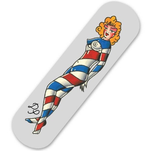 Tip top stripes - tip, white