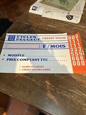 Ancienne Plaque Affiche Prix