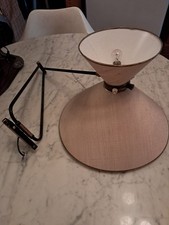 ancienne lampe vintage potence Diabolo René Mathieu Lunel 1950 no guariche adnet
