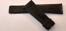 LEON HATOT BLACK WATCH BAND 25MM NEW WITHOUT TAGS