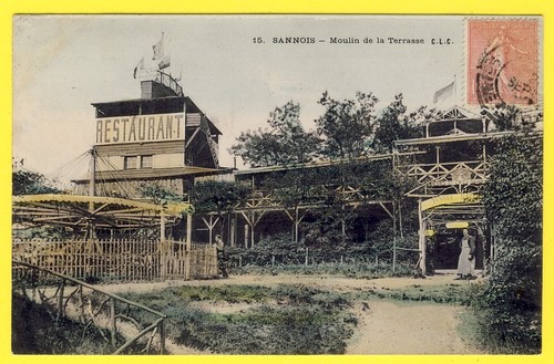 Cpa sannois - 95, d'oise)
