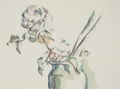 Paul cezanne roses - :,