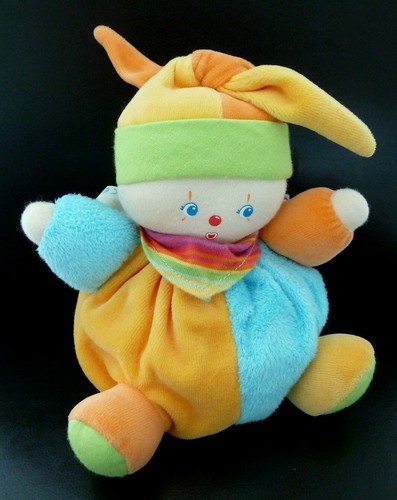 Doudou boule corolle clown - doudou,