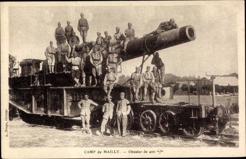 Postcard mailly camp aube - le,