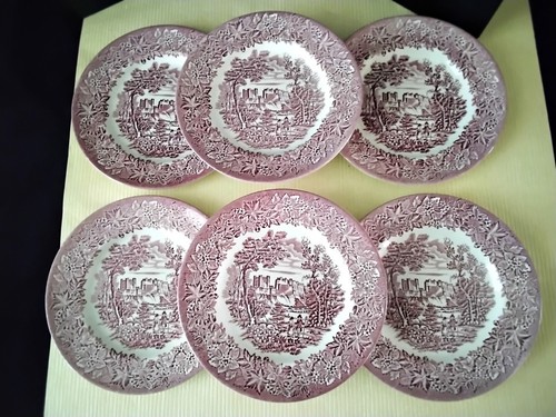 Assiettes dessert en - 6,