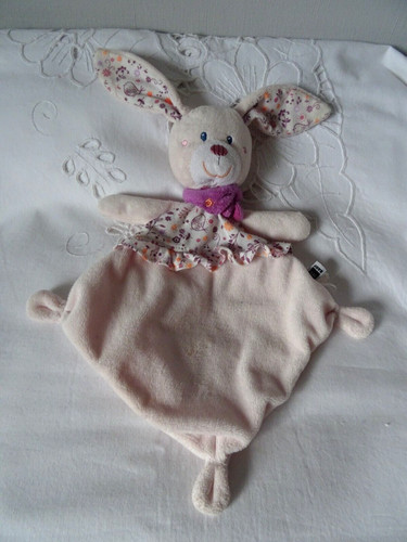 Doudou lapin rose tex - doudou, baby