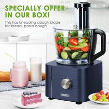 Robot de cuisine 1100W 3,2L + 1,5L pétrin batteur hachoir 3 vitesses 11 in 1