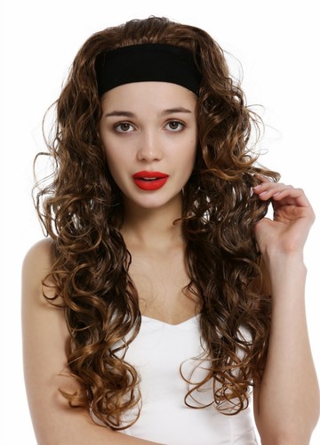 Perruque femme bandeau long - perruque,