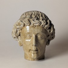 Buste Tête Plâtre Classique