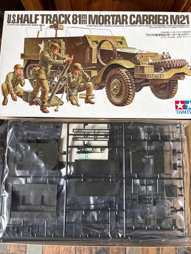 Maquettes half track 81mm - maquettes,