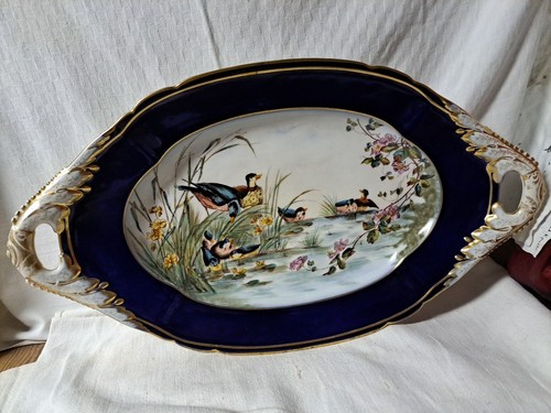 Grand plat porcelaine - porcelaine, limoges