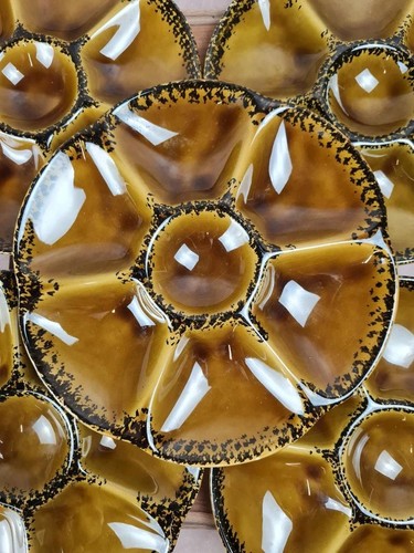 Lot assiettes à huîtres - lot,
