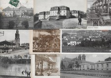 lot de 9 cartes postales