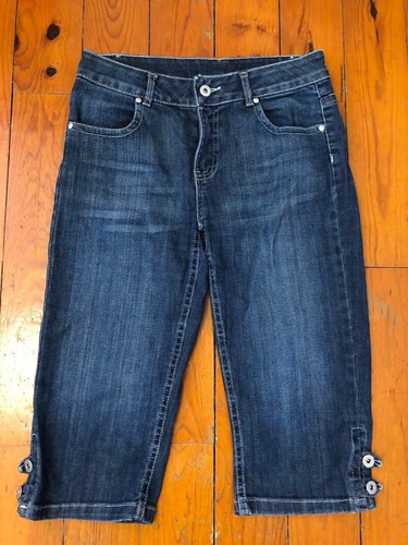 Pantacourt jean bleu 38 - pantacourt,